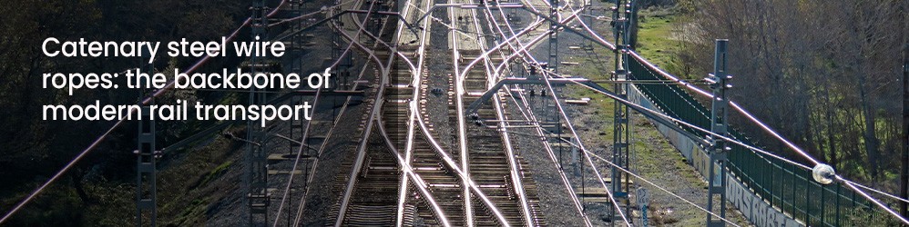 Oberleitungsseile aus Stahldraht - das Rückgrat des modernen Schienenverkehrs