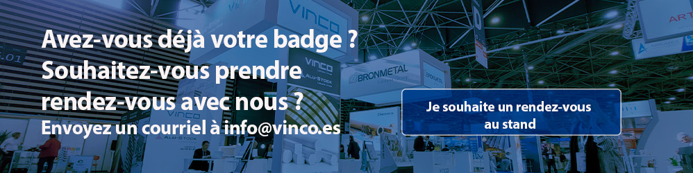 Je souhaite prendre rendez-vous sur le stand VINCO